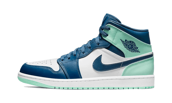 Obnavljanje Zalog Air Jordan 1 Srednje Modra Meta