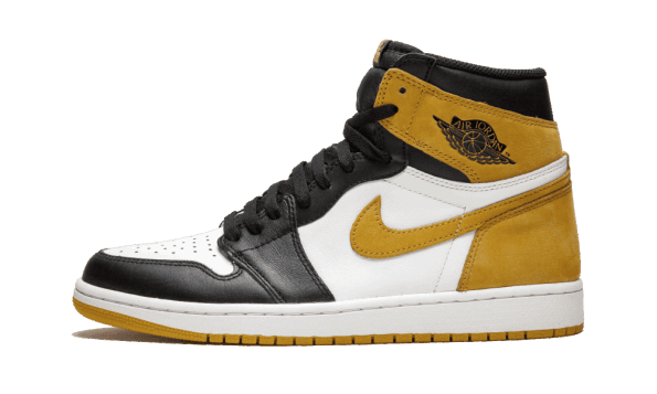 Obnavljanje Zalog Air Jordan 1 Retro Visoka Og Rumena Oker