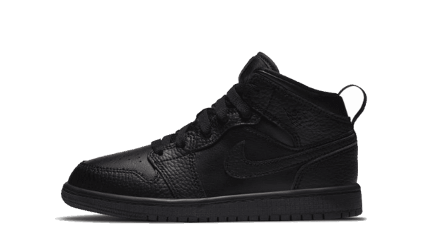 Obnovite Zalogo Air Jordan 1 Mid Triple Black Tumbled Usnje (ps)