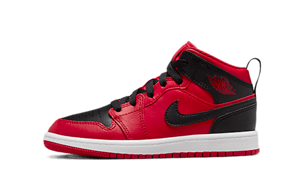 Obnavljanje Zalog Air Jordan 1 Mid Reverse Bred 2022 (ps)