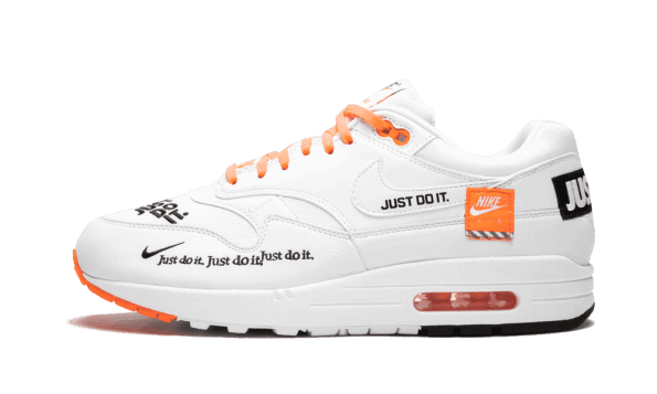 Nike Air Max 1 Lx Bela črna Total Oranžna (w) Obnovitev Zalog