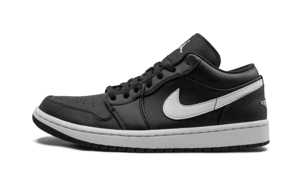 Obnavljanje Zalog Air Jordan 1 Nizka črna Bela (š)