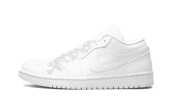 Obnavljanje Zalog Air Jordan 1 Nizka Bela (š)