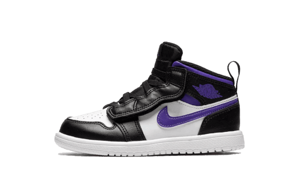 Obnavljanje Zalog Air Jordan 1 Srednje Bela črna Vijolična (td)