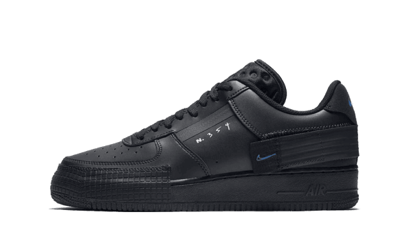 Obnoviti Zaloge Nike Air Force 1 Nizke črne Royal
