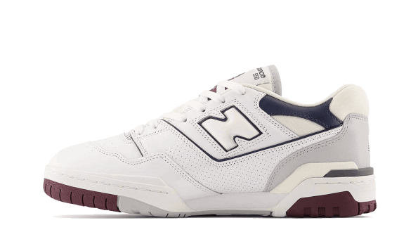 Obnovite Zalogo New Balance 550 White Maroon Natural Indigo