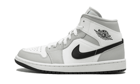 Obnavljanje Zaloge Air Jordan 1 Srednje Svetlo Dimno Sivo črno (š)