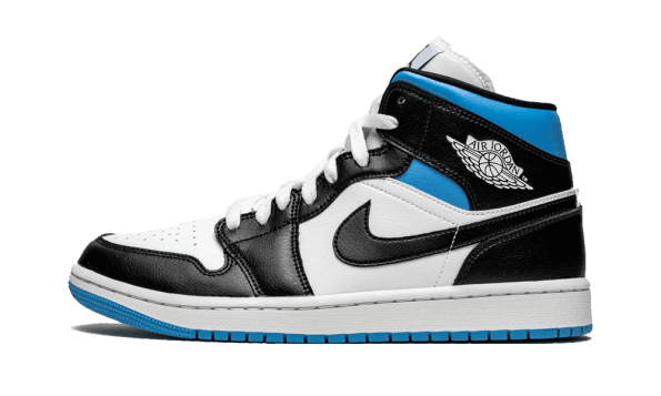 Obnavljanje Zalog Air Jordan 1 Mid Royal Black And Blue (w)