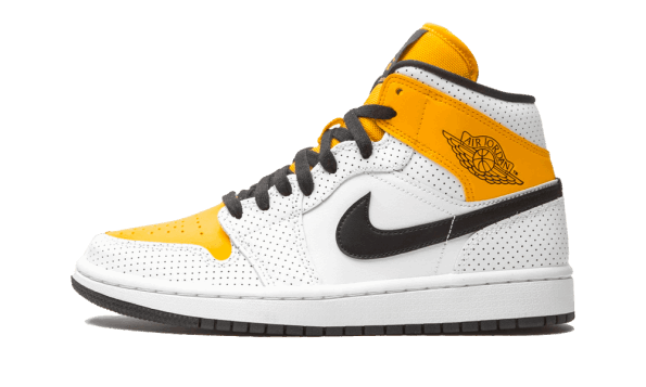 Obnavljanje Zalog Air Jordan 1 Mid Laser Oranžna (w)