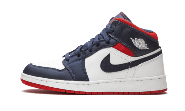 Air Jordan 1 Mid Se Usa (gs) Obnavljanje Zalog