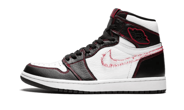 Obnavljanje Zalog Air Jordan 1 Retro High Defiant White Black Gym Red