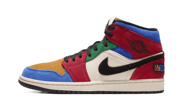 Air Jordan 1 Mid Blue Velika Neustrašna Obnova Zalog
