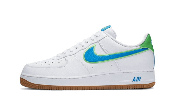Obnavljanje Zalog Nike Air Force 1 Low White Poison Green Photo Blue Gumi