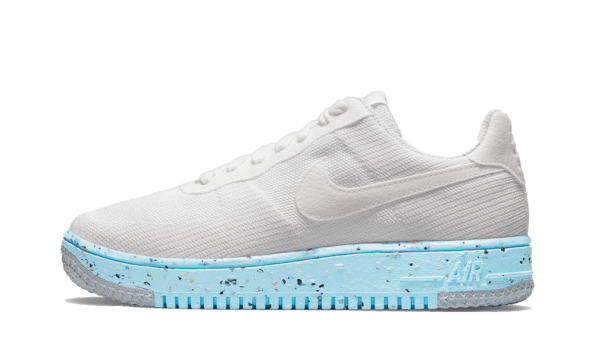 Obnavljanje Zalog Nike Air Force 1 Low Crater Flyknit Bela Ledeno Modra (w)