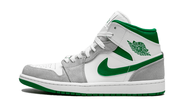Obnavljanje Zalog Air Jordan 1 Srednje Sivo Zelena