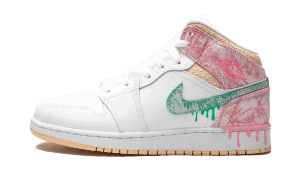 Obnavljanje Zalog Air Jordan 1 Mid Paint Drip (gs)