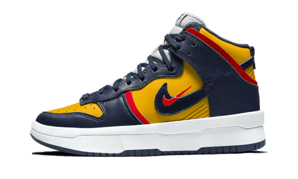 Obnavljanje Zalog Nike Dunk High Rebel Michigan (w)