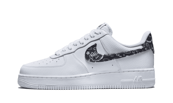 Obnavljanje Zalog Nike Air Force 1 Low 07 Essential White Black Paisley (w)