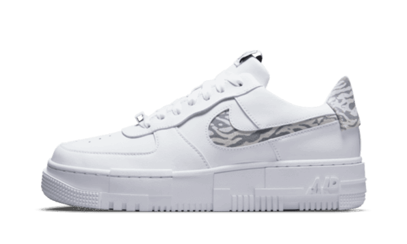 Obnavljanje Zalog Nike Air Force 1 Low Pixel Se Bela Zebra (w)