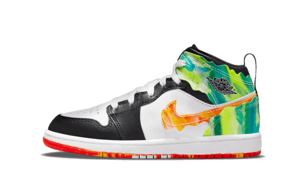 Restock Air Jordan 1 Mid Slim Vortex Black (ps)
