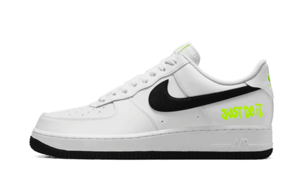 Obnovite Zaloge Nike Air Force 1 Low Just Do It White Volt