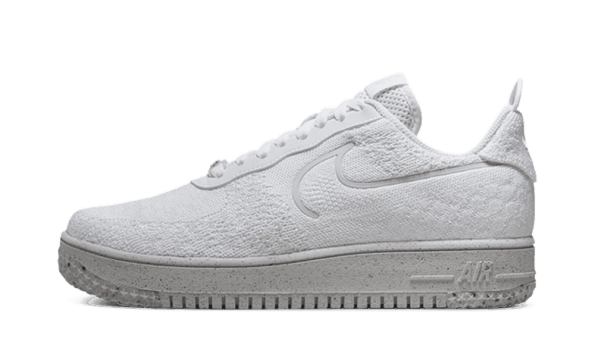 Obnavljanje Zalog Nike Air Force 1 Low Crater Flyknit Bel Platinast Odtenek