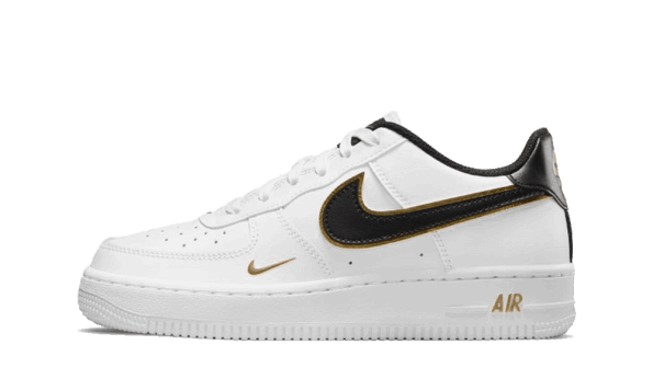Nike Air Force 1 Low White Black Mini Swoosh (gs) Restock