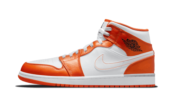 Obnavljanje Zalog Air Jordan 1 Srednje Kovinsko Oranžna