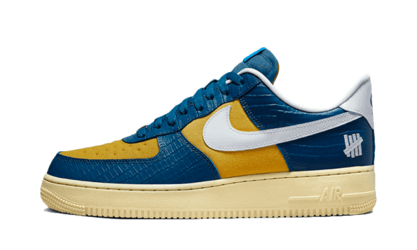 Nike Air Force 1 Low Sp Undefeated 5 On It Blue Yellow Croc Restock