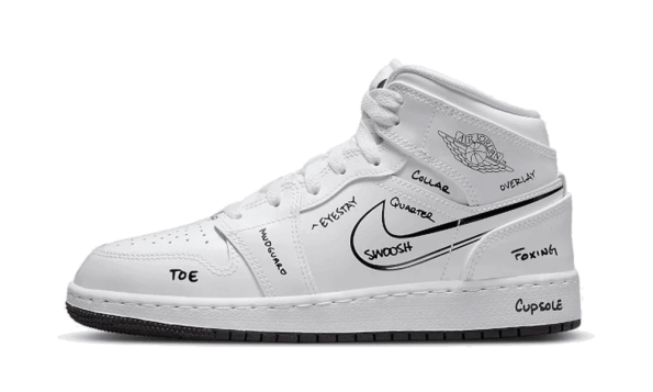 Obnavljanje Zalog Air Jordan 1 Sredinska Shema (gs)