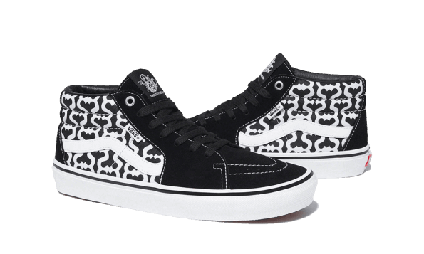 Vans Skate Grosso Mid Supreme Monogram S Logotipom Black Restock